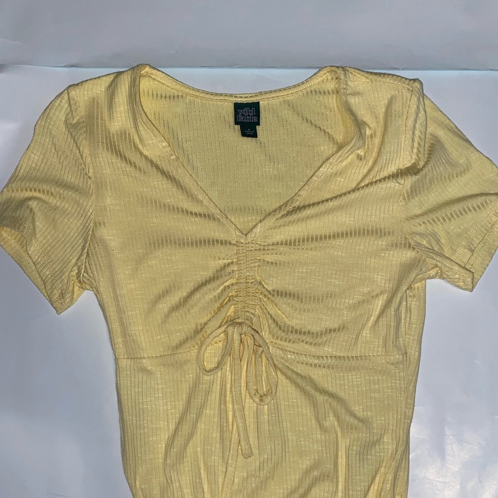 Wild Fable Yellow bodysuit size small women’s